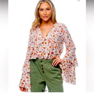 Free People She’s Dainty Bodysuit NWOT